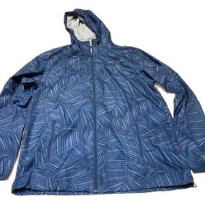 Southern Tide T3 Men’s Blue Leaf Pattern windbreaker Jacket